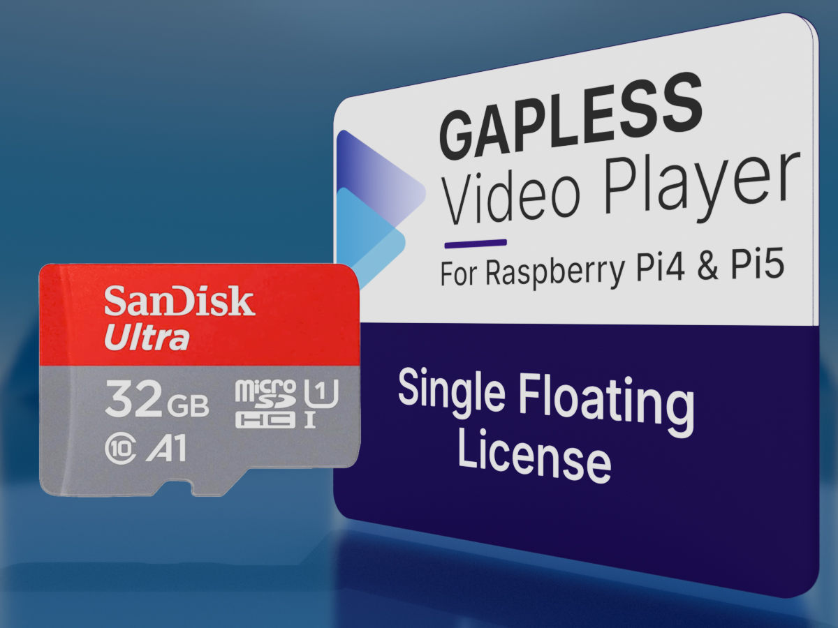 Immenso Media Player OS microSD for Raspberry Pi 4 and Pi 5